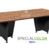 โต๊ะประชุม จำนวน  8 -10 ที่นั่ง เมลามีนสีพิเศษ งานดีไซน์ ขนาด 240 x 120 cm  รหัส 2691